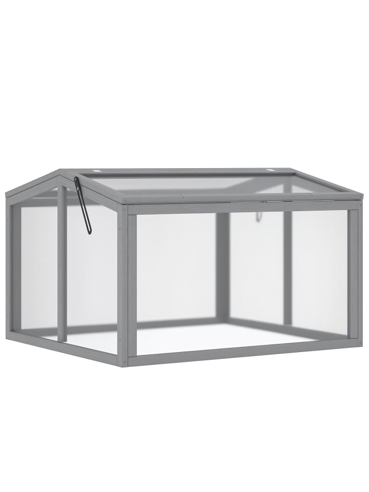 Hochbeet in Hellgrau 90L x 80B x 58H cm