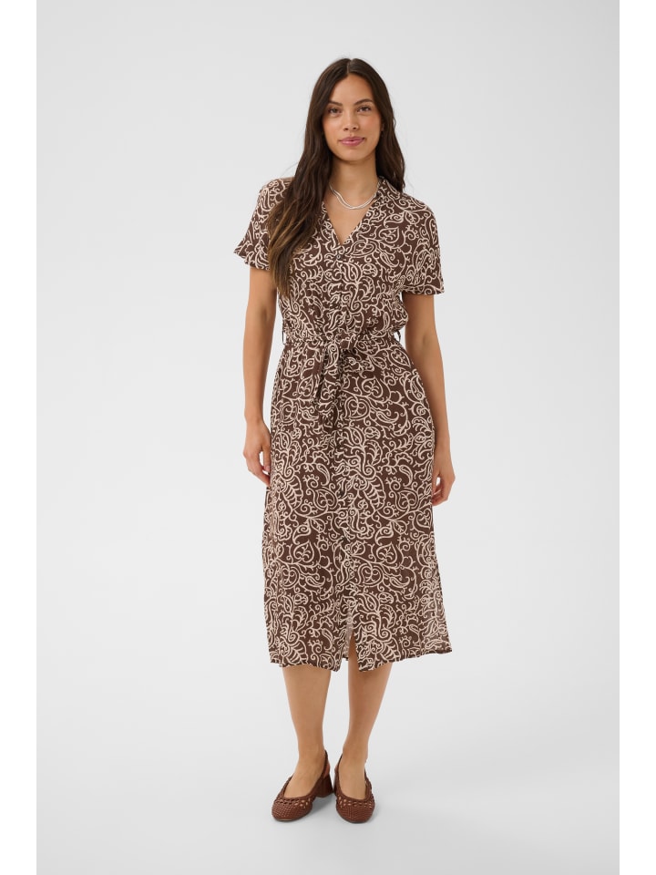 Kleid VegaSZ Regular fit in Brown Birch Squiggles