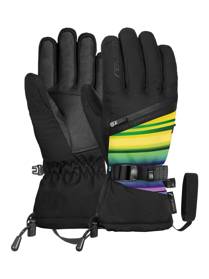 Fingerhandschuhe Demi R-TEX® XT in 7492 black/multicol lines