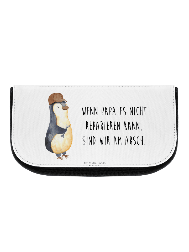 Kulturtäschchen Wenn Papa es nicht reparieren k... in Weiß
