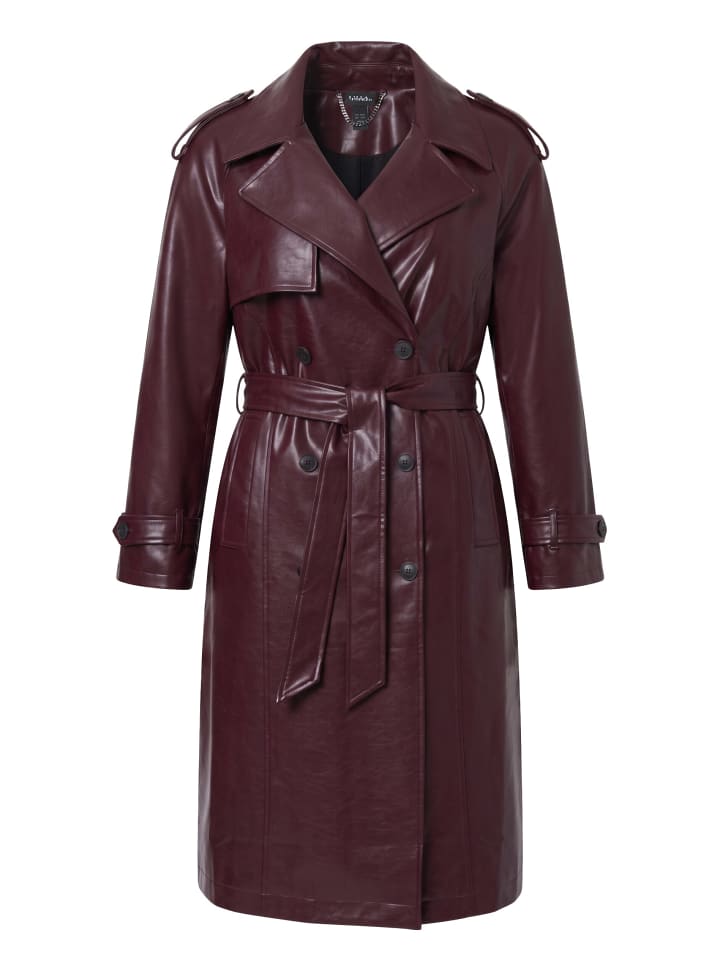 Trenchcoat in weinrot