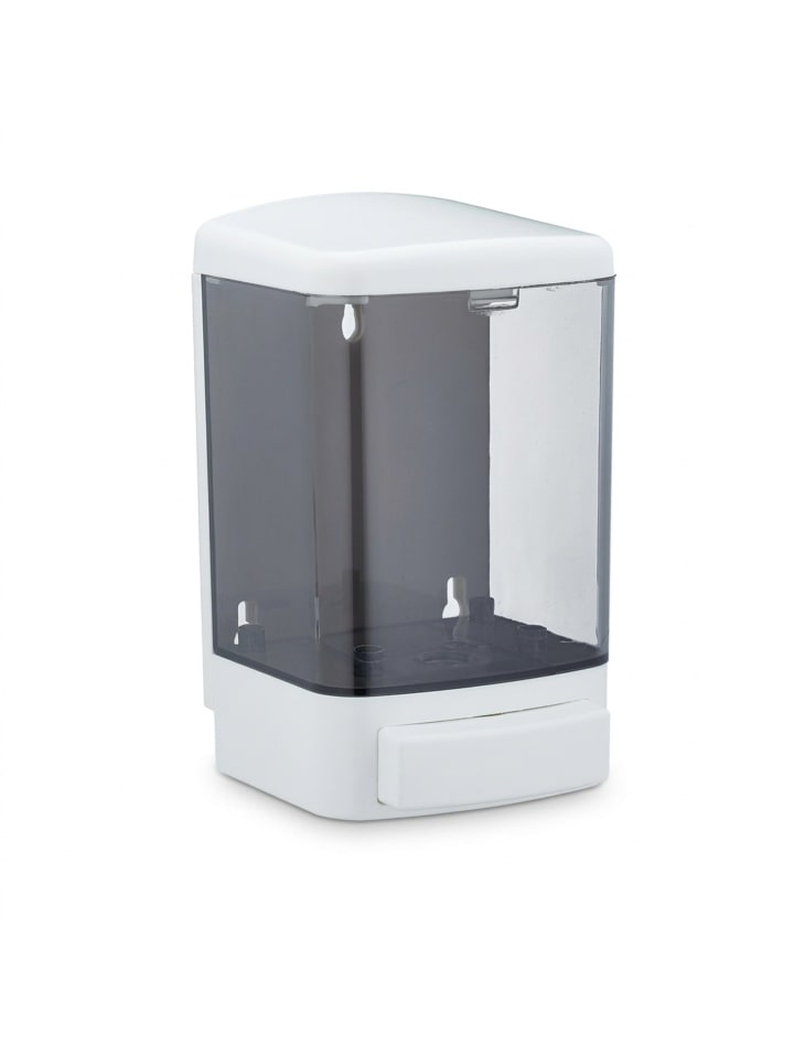 Wandseifenspender in Weiß/ Schwarz - 1000 ml