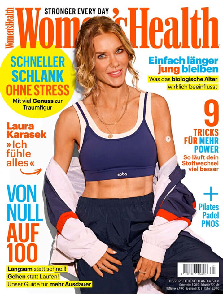 4 x WOMEN'S HEALTH Zeitschrift (Gutschein für Halbjahres Abo)
