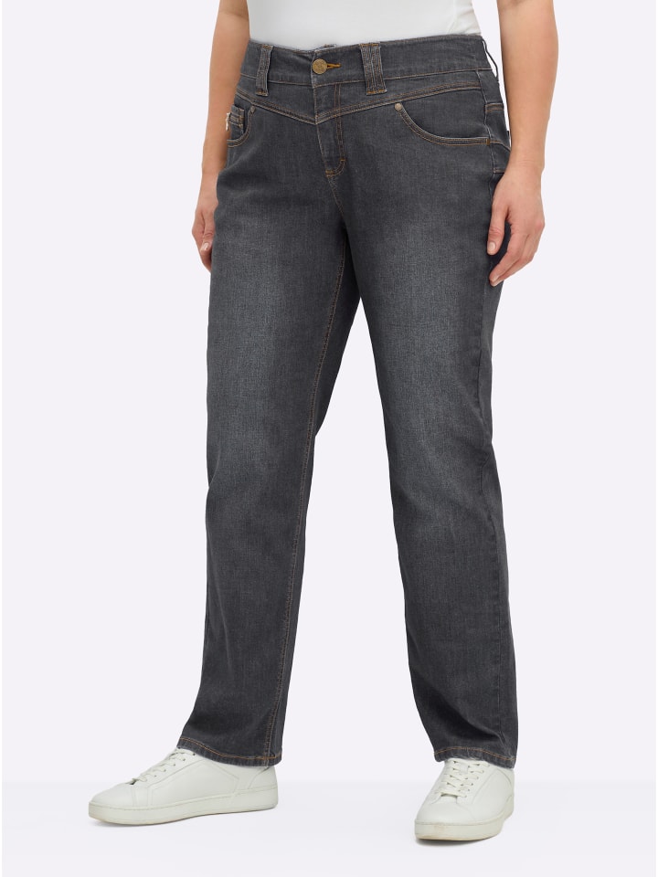 Jeans in anthrazit-grey-denim