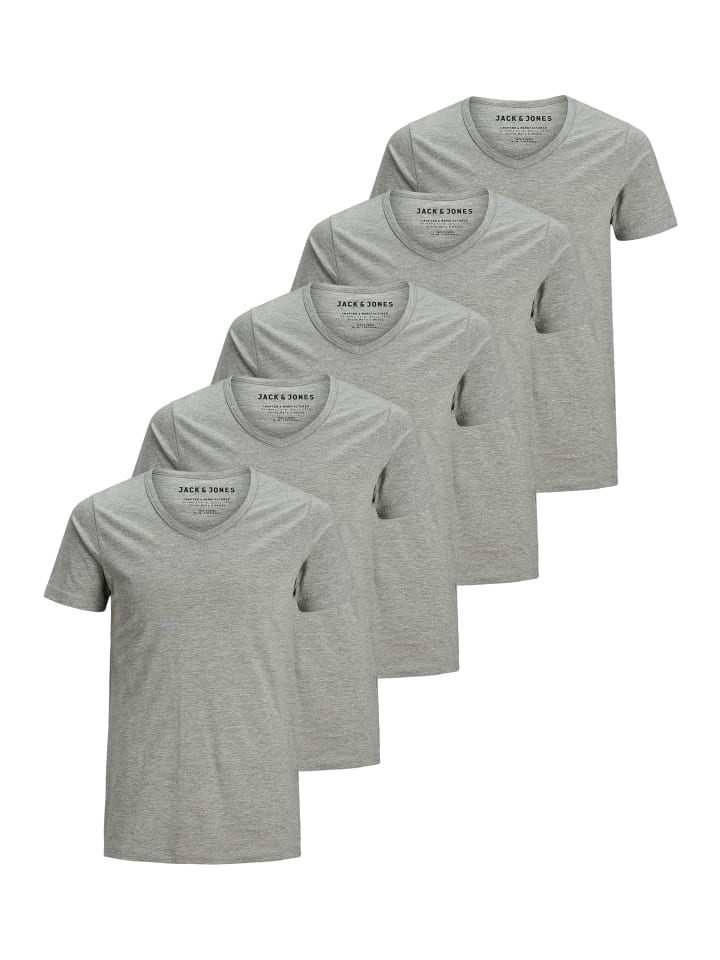 T-Shirt Essentials in Light grey melange