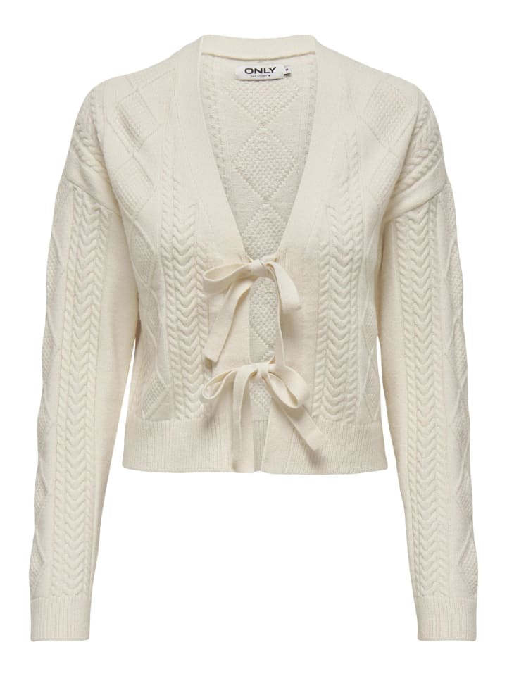Strickjacke in Whitecap Gray
