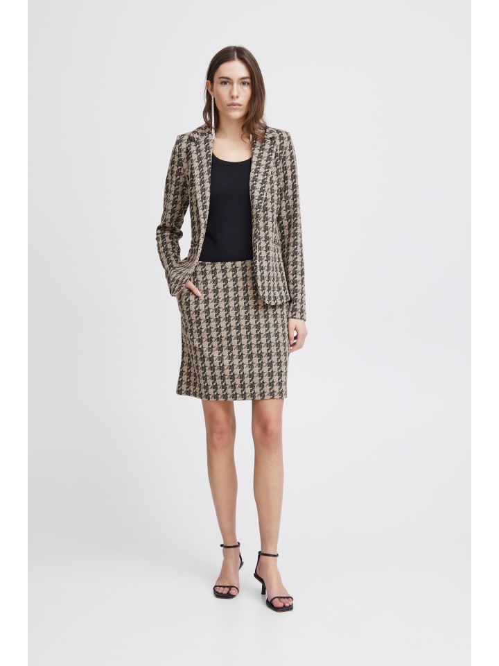 IHKATE HOUNDSTOOTH SK Regular fit in Doeskin Houndstooth