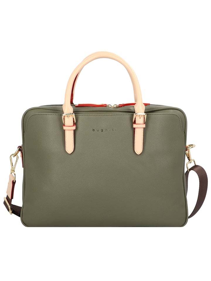 Ella Aktentasche 38 cm Laptopfach olive