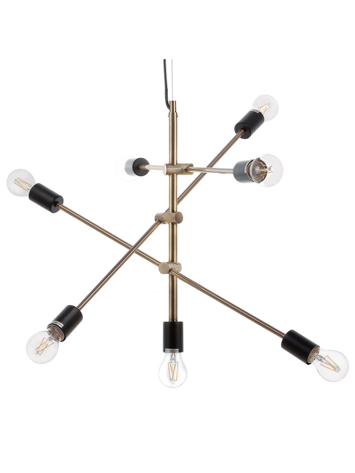 Pendelleuchten CREMERA in Messing - (W) 52 x (H) 126 x (L) 74 cm