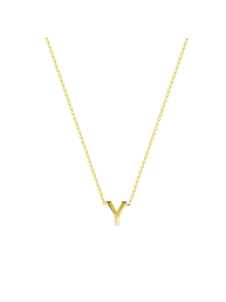 375 Gold Halskette "Buchstabe Y" Buchstabe