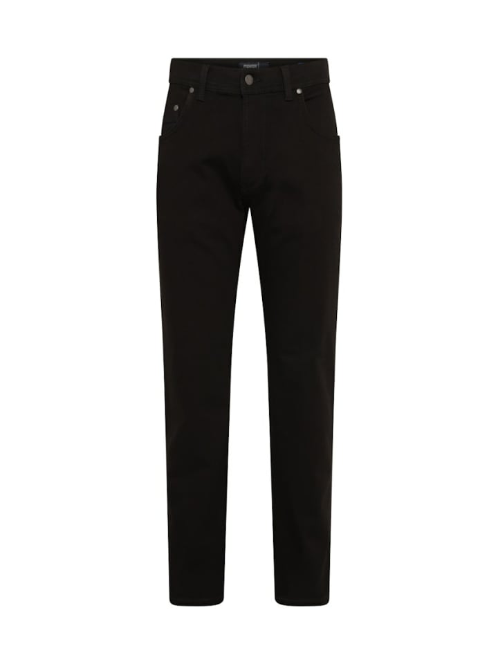 Slim Fit Jeans für Herren in schwarz
