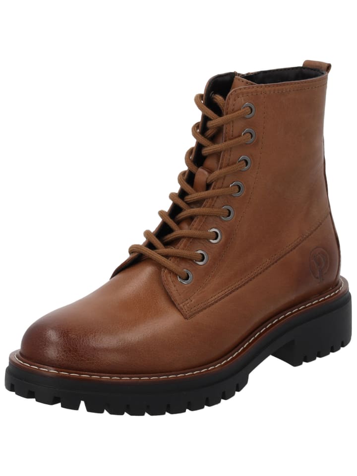 Schnürstiefeletten Ennelis in Braun