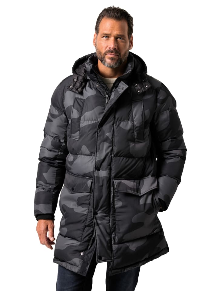 Parka in schwarz
