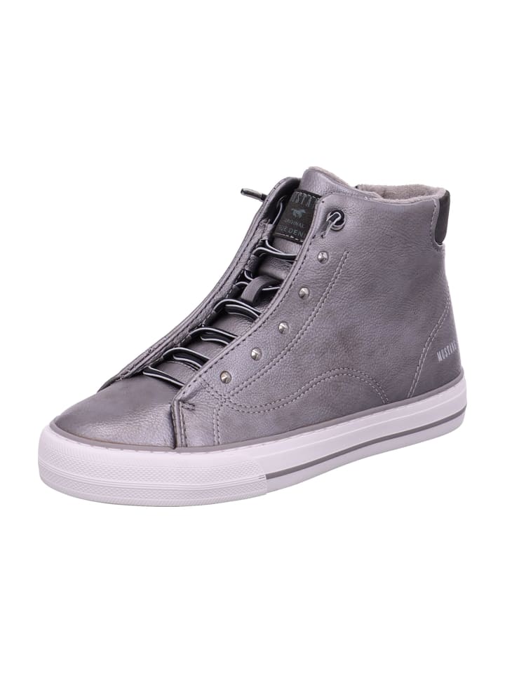 Sneaker High in Silber