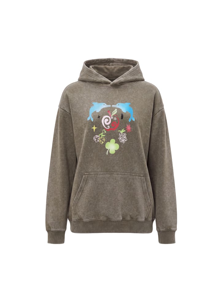 Women Hoodie in Olive