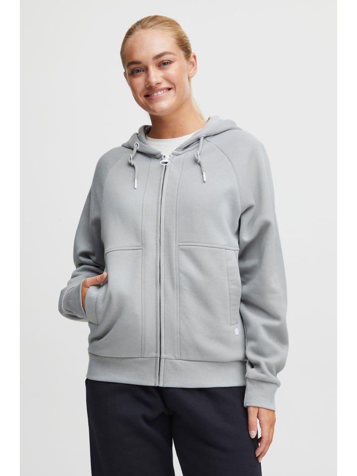 Sweatjacke OXAndie in Grau