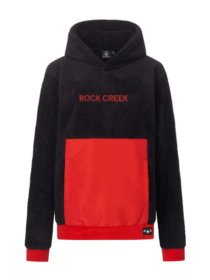 Kapuzenpullover in Schwarz
