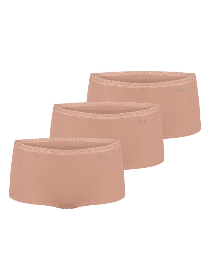 Panty Blue GO Crush 3er-Pack in CAMEO BROWN