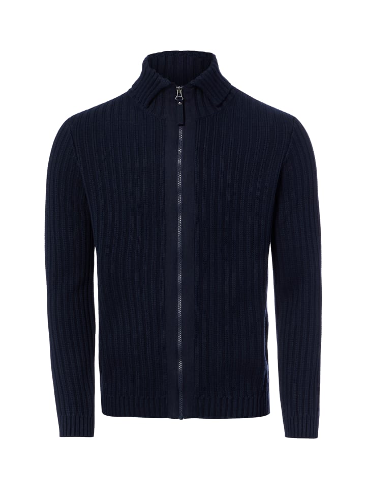 Strickjacke in marine - 0001