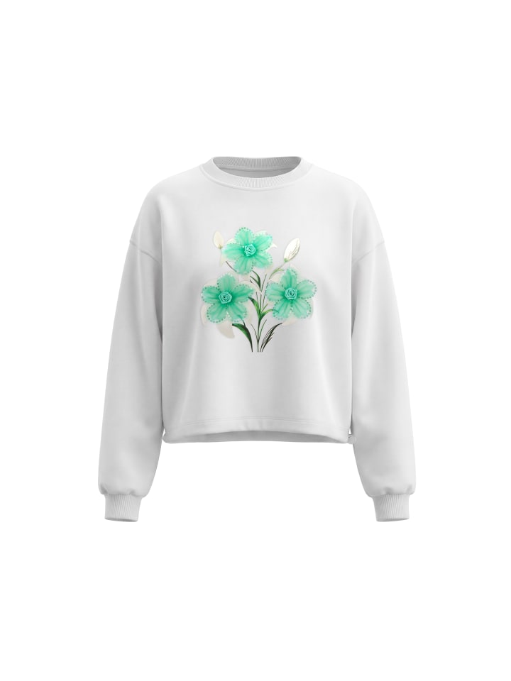 Women Sweatshirt in White
