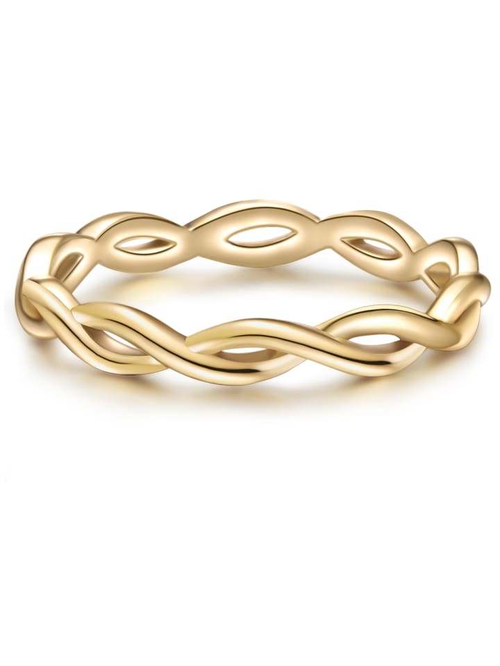 Ring aus Sterling Silber in gelbgold