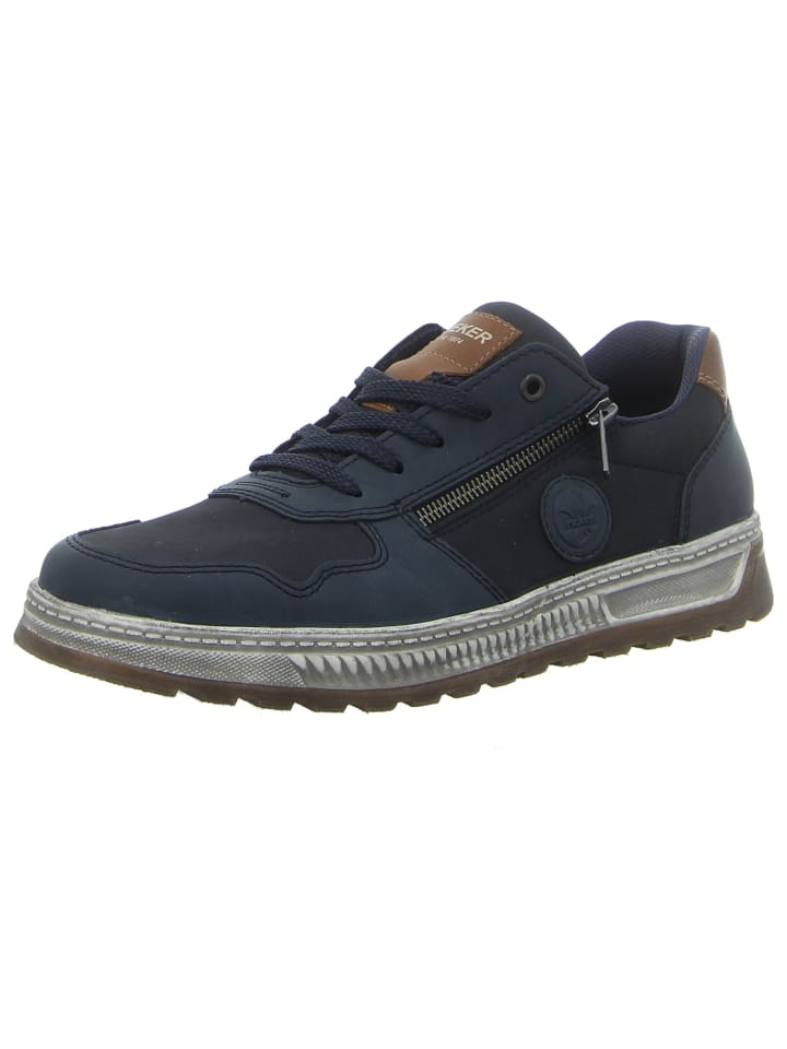 Sportlicher Schnürschuh in blau
