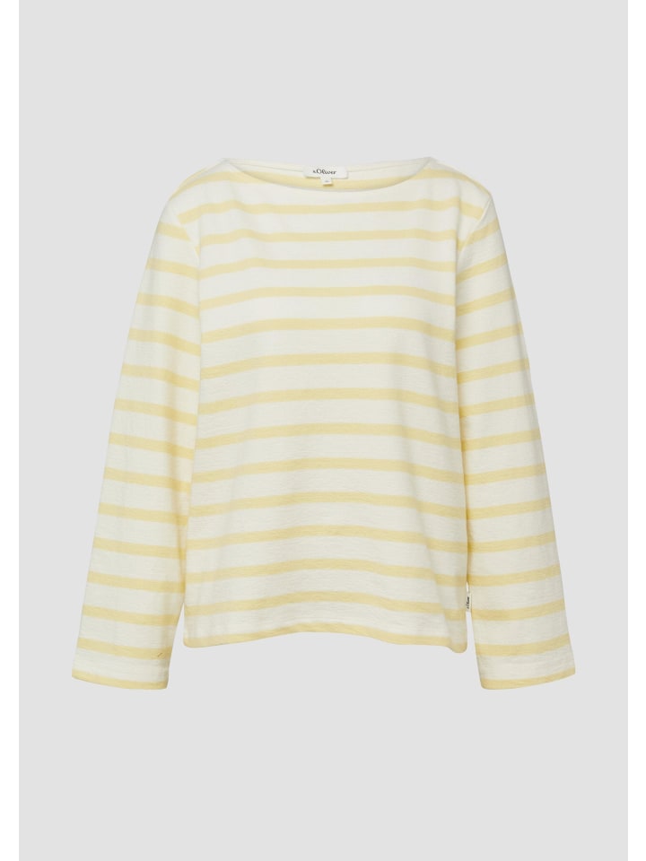 Sweatshirt in 10G2_honiggelb