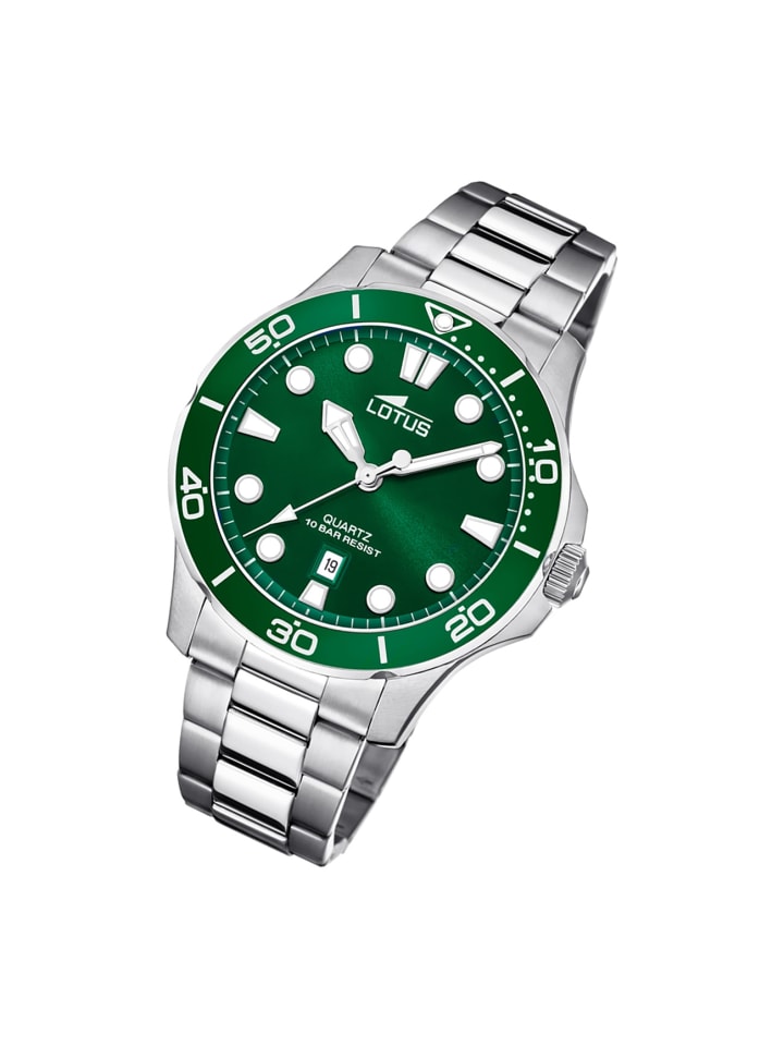 Analog-Armbanduhr Lotus Sport silber groß (ca. 45mm)