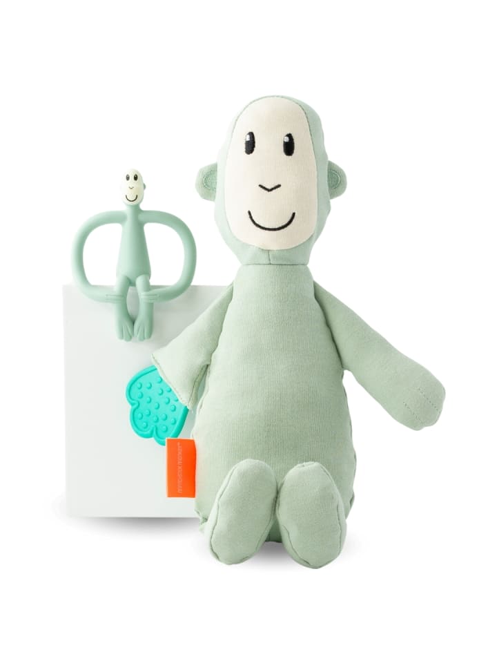 Geschenkset – Beißring & Plüschtier mit Beißapplikation