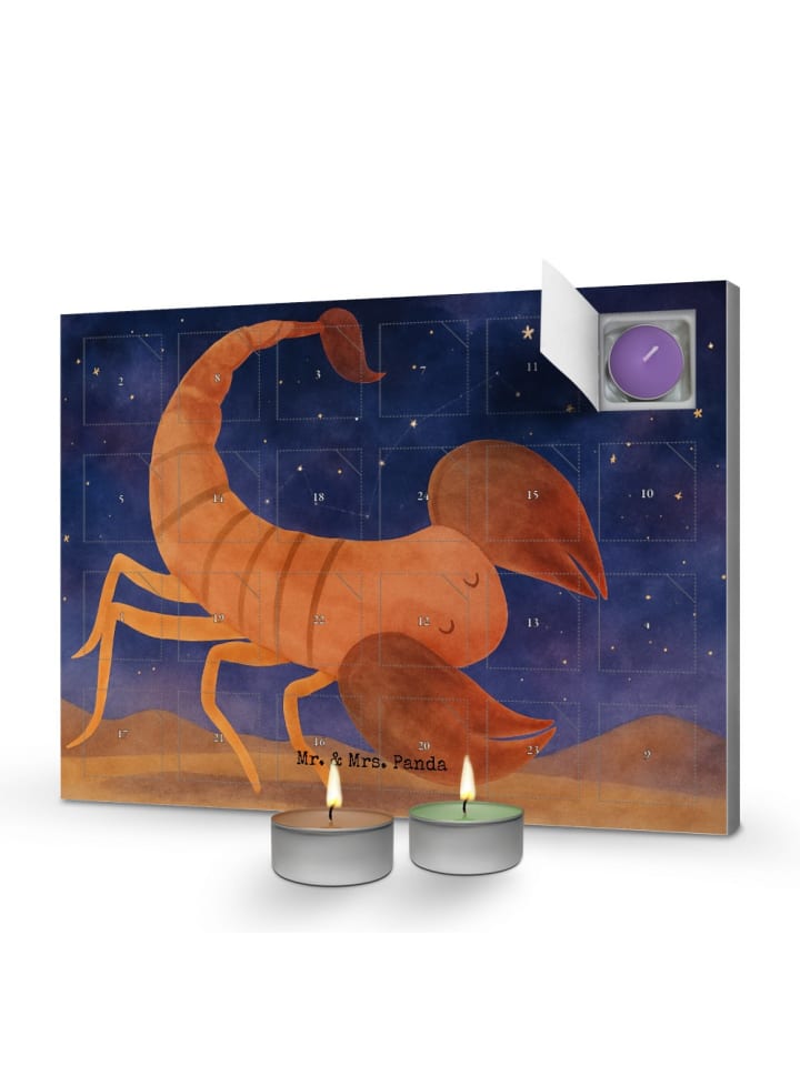 Adventskalender Sternzeichen Skorpion Design oh... in Weiß