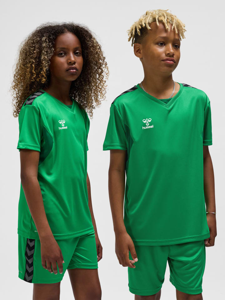 T-Shirt Hmlauthentic Kinder in JELLY BEAN