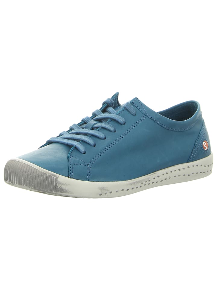 Schnürschuh in blau