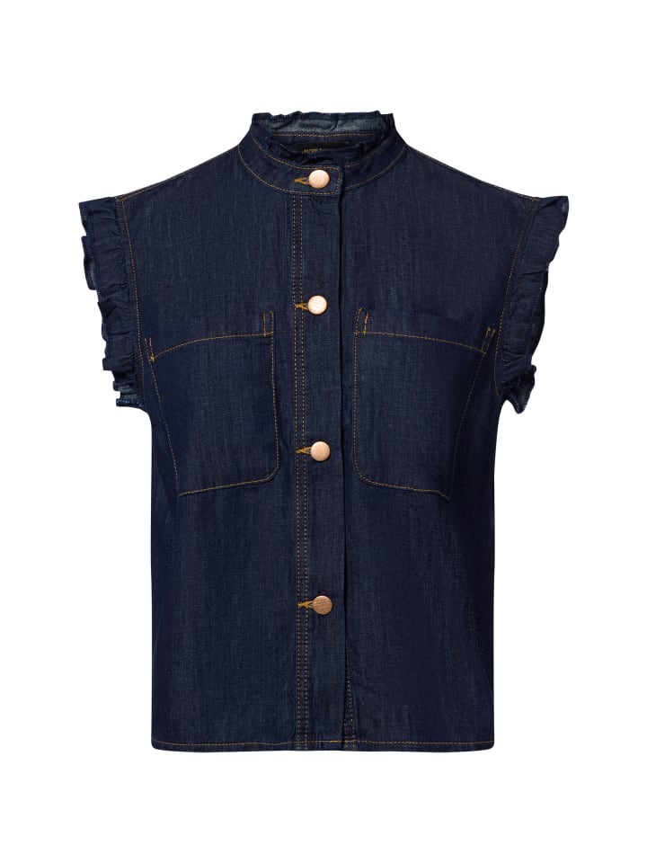 Bluse in denim