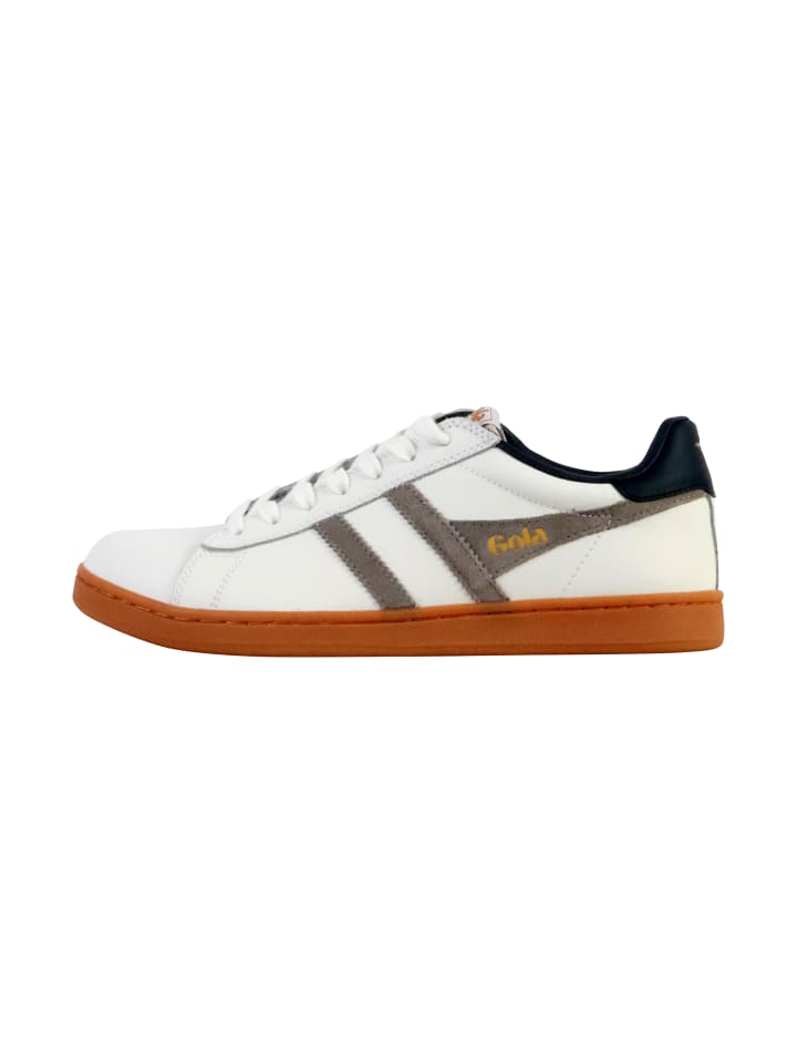 Equipe II Suede Leder-Sneaker Weiß