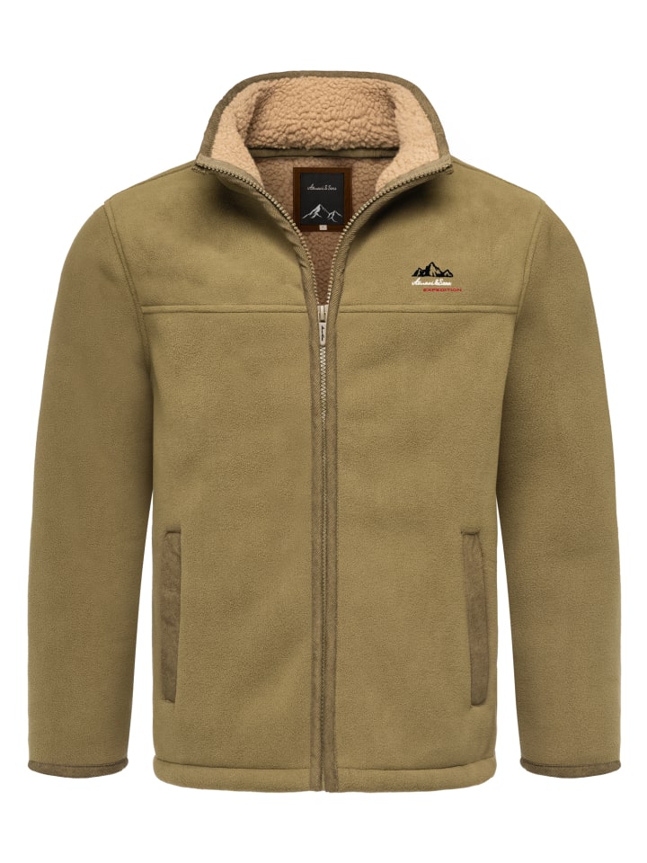 Fleecejacke OCONTO in Olive