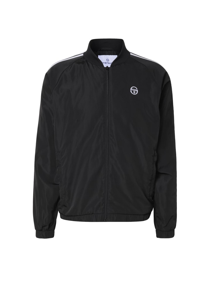 Track Jacket in black/white