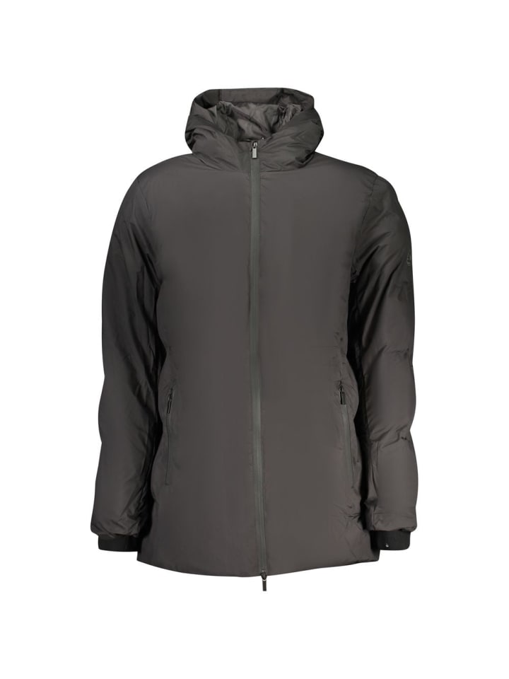 Schwarz Polyester Herren Jacke