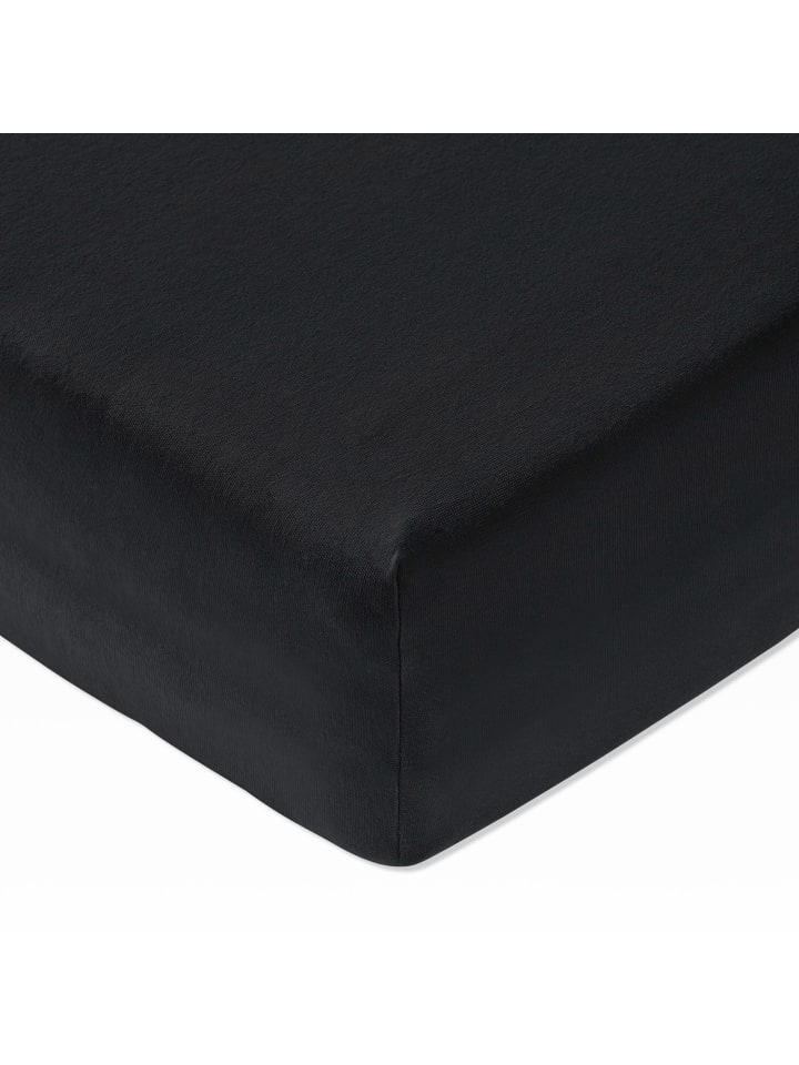 JOOP! UNI Boxspringtuch 140-160x200 cm, Schwarz