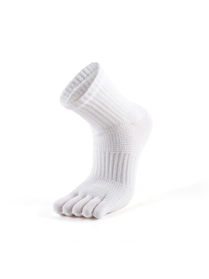 Yoga-/Pilates-Zehensocken Anti-Rutsch in Weiß