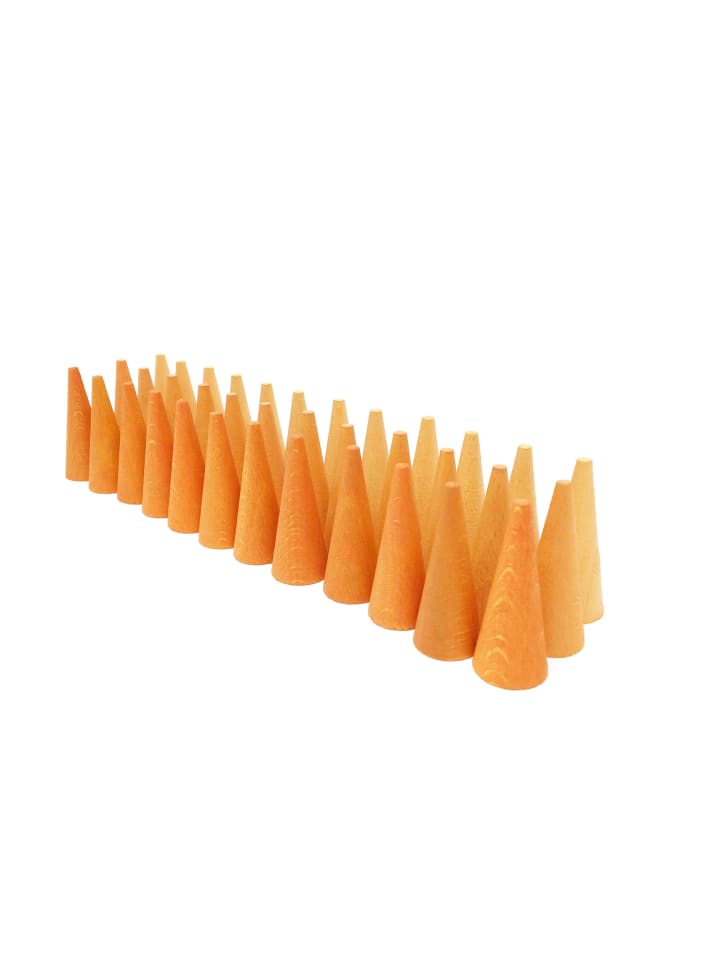 36 Mandala orangene Kegel - ab 3 Jahren