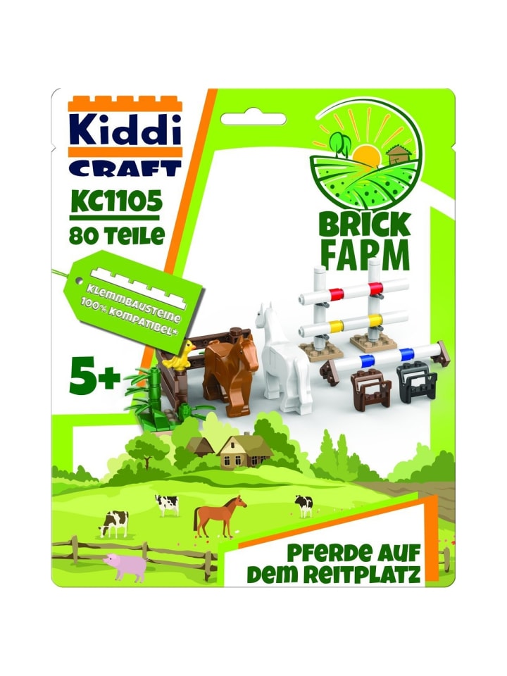 Kiddicraft KC1105 Pferde auf dem Reitplatz