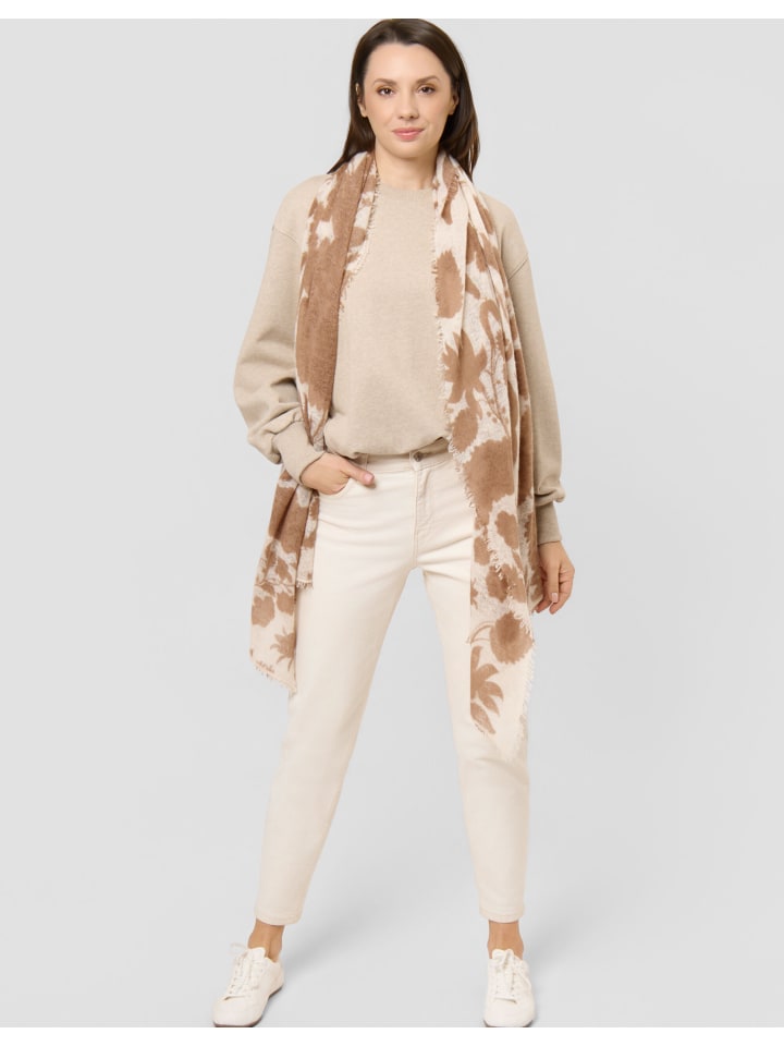 Schal in beige