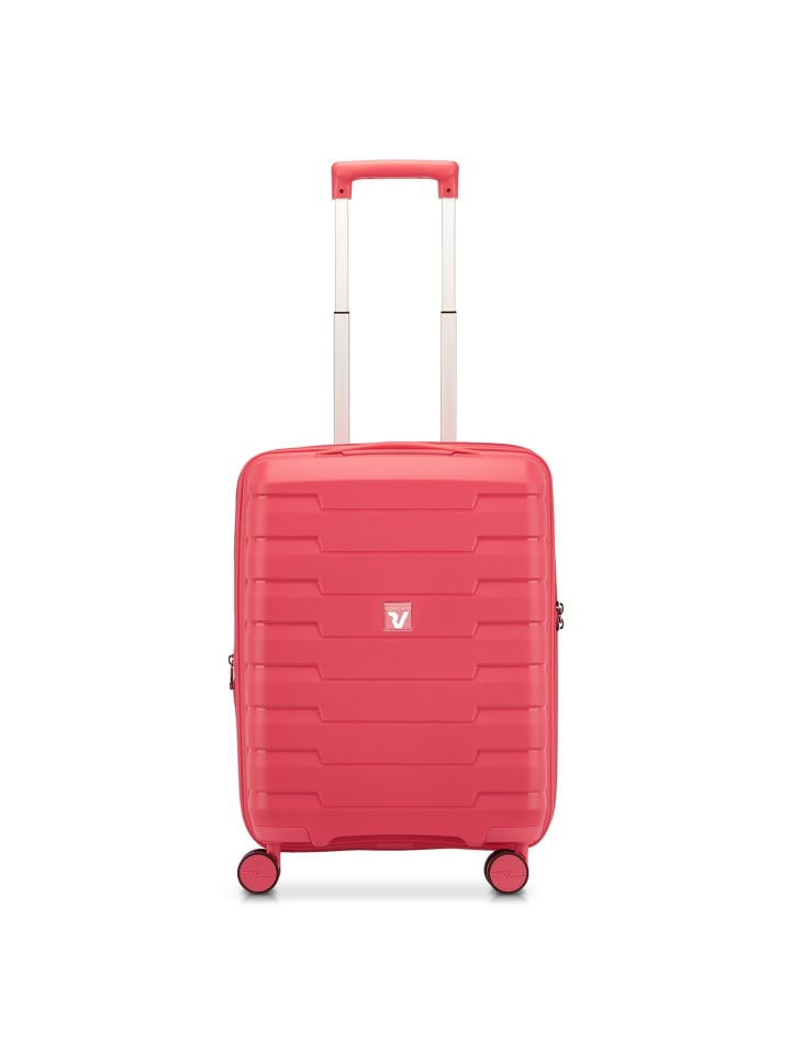 Skyline 2.0 4 Rollen Kabinentrolley 55 cm mit Dehnfalte koralle