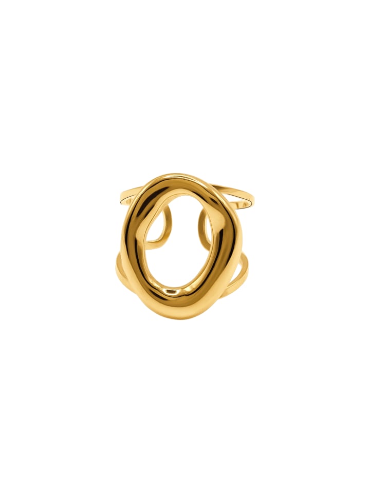 OneSize Ring Damen Eleonora goldfarben in goldfarben