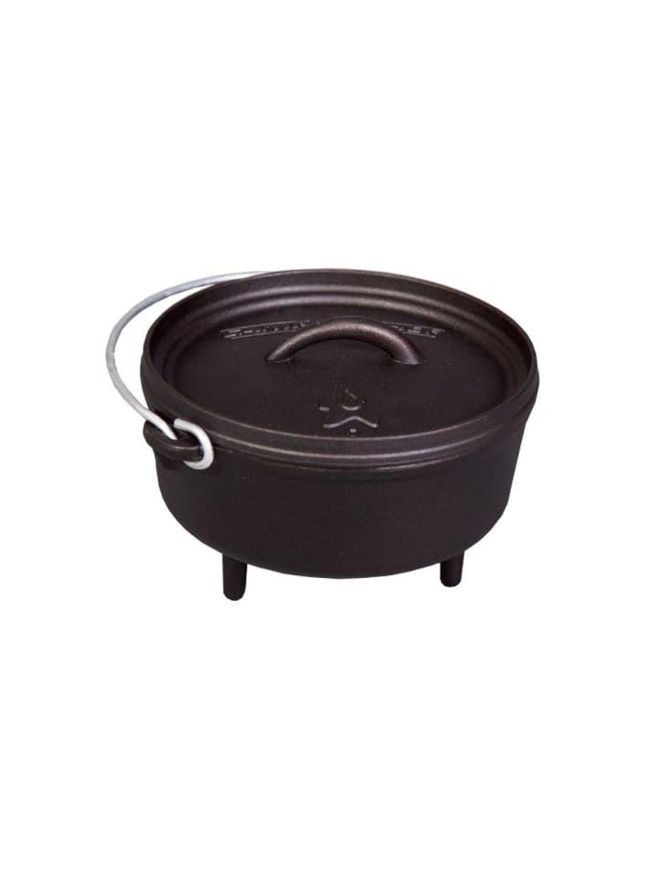 Feuertopf Gusseisen in schwarz - 20cm