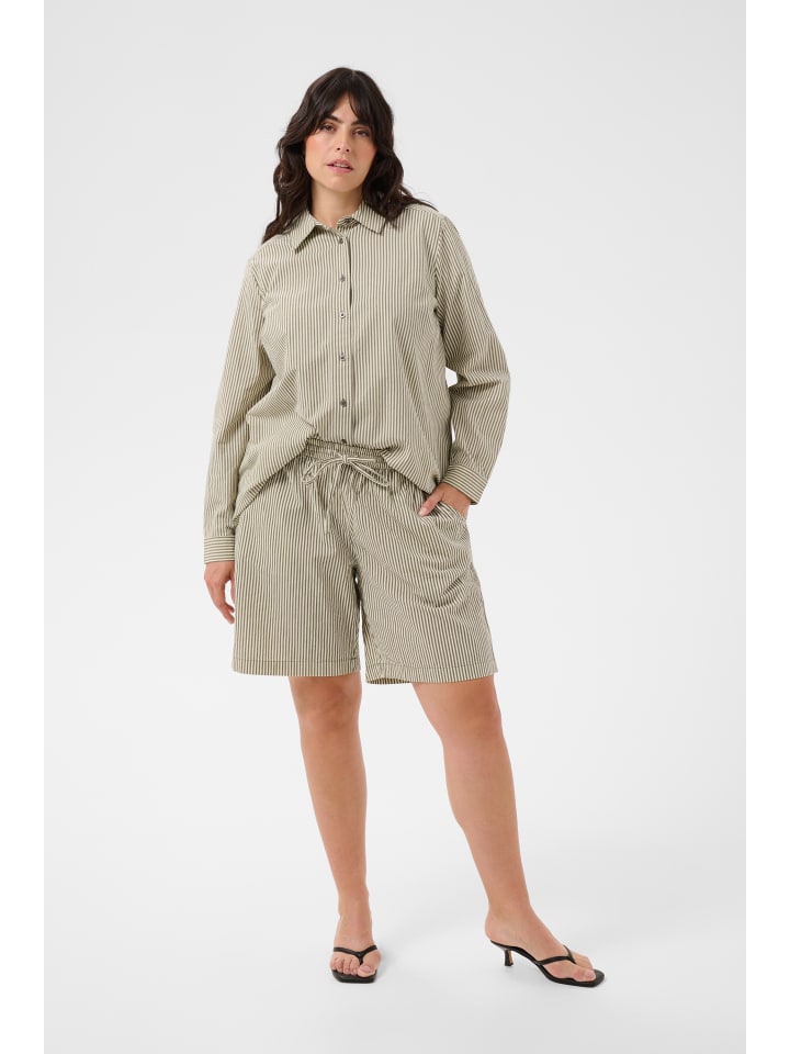 Shorts KCnana Loose fit in Brindle / Turtledove Stripe
