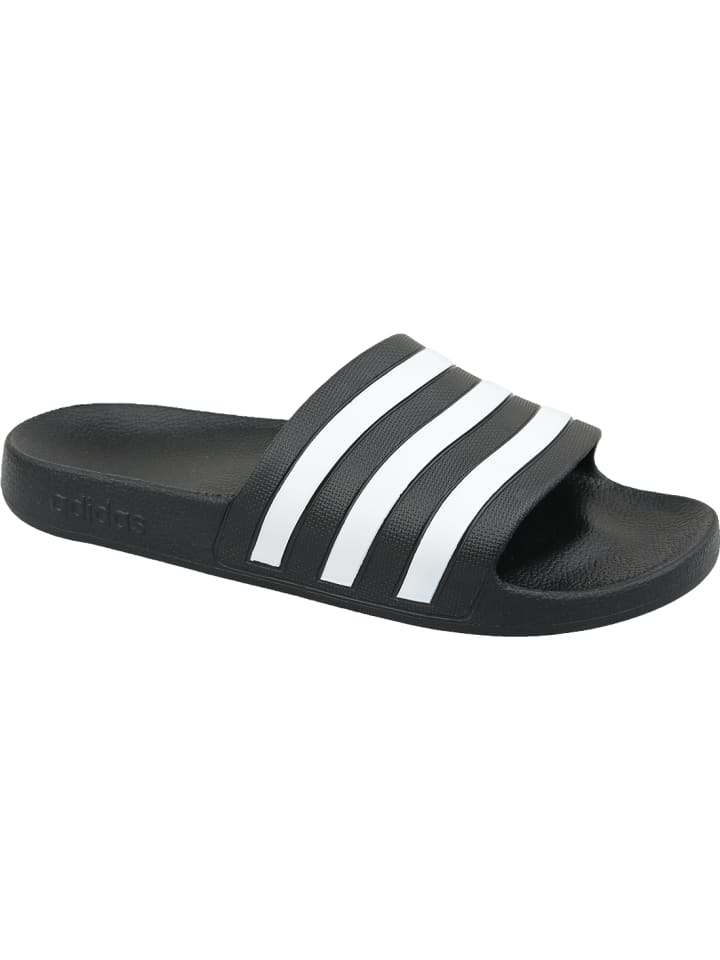 adidas Adilette Aqua in Schwarz