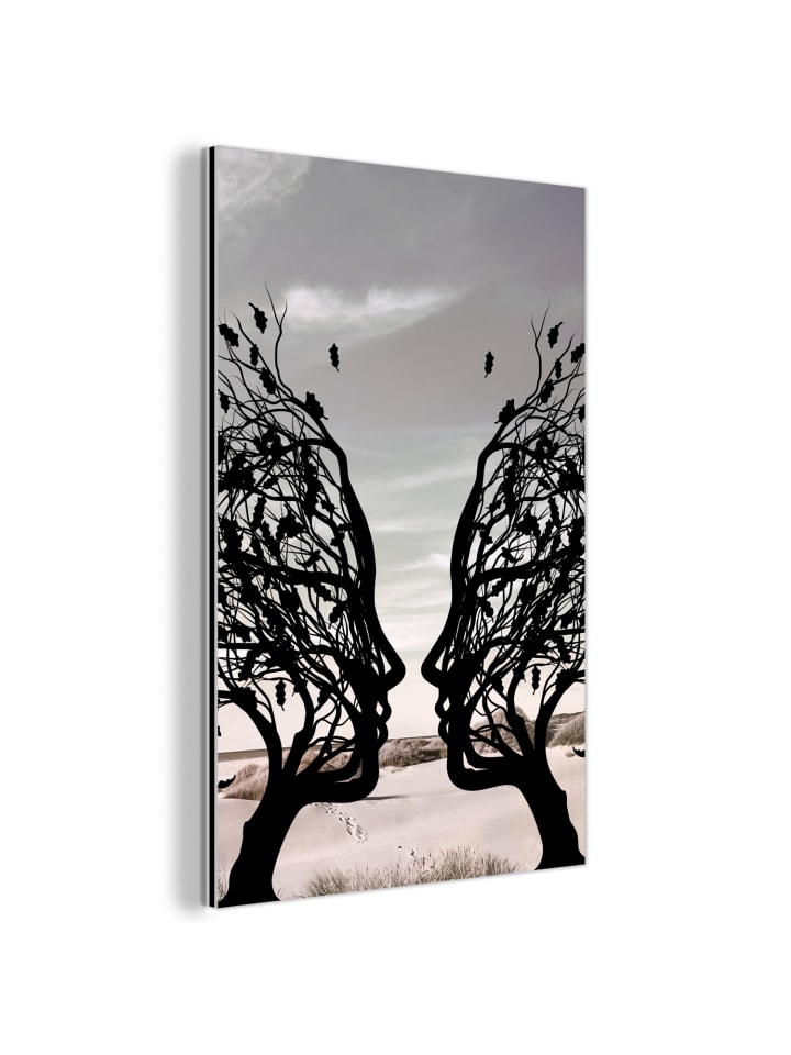 Metallbild Gesichtsbaum