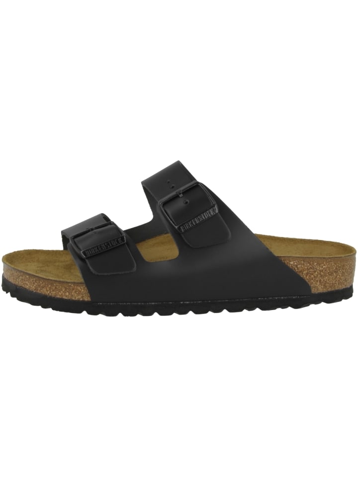 Sandale Arizona Naturleder normal in schwarz
