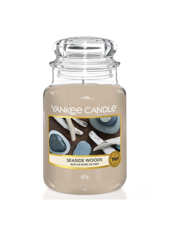 Candle Duftkerze im Glas groß Seaside Woods Brenndauer bis 150 Stunden|